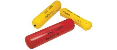 Inflatable hauling rollers for boats